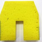 CHAMFERED SLOTTED FOAM EDGE