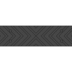 black chevron strip