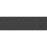 black chevron strip