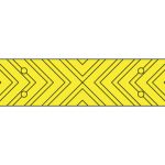 yellow chevron strip