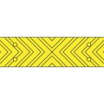 yellow chevron strip