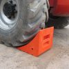 RED PU DUMPER CHOCK