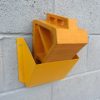 yellow chock holder