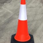 large orange traffic cone