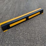 black and yellow kerb